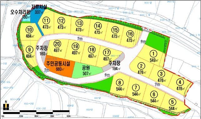 '리본빌리지' 조성계획안.