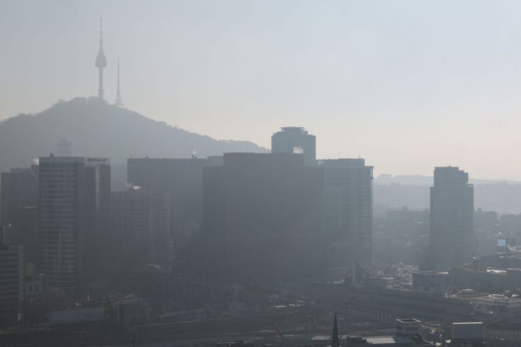 서울 시내 미세먼지 [이미지출처=연합뉴스]