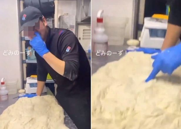 수백명분 피자도우에 '코 파다 쓱'…日도미노피자 '알바테러'