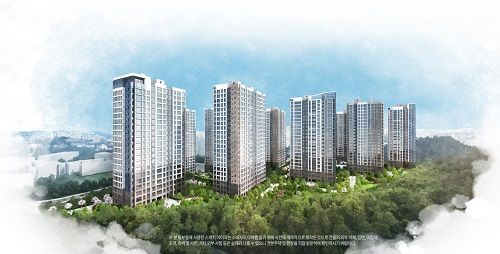 [첨단 제일풍경채 파크원 투시도]