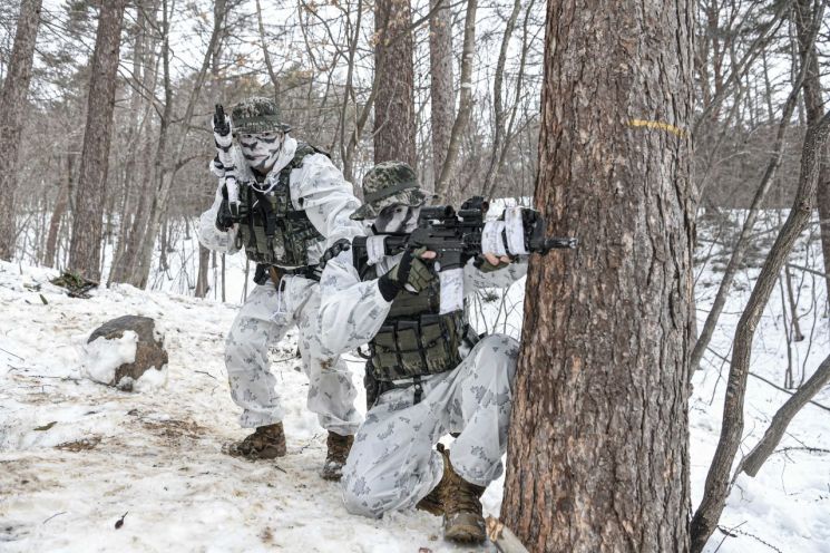 [양낙규의 Defence photo]한미해병대 설한지 훈련