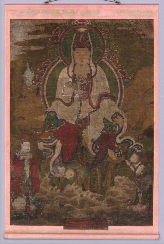 자비로 중생을 구제하는 관음보살 도순 조선 1854년 비단에 채색 169.0×110.0cm [사진제공 = 국립중앙박물관]