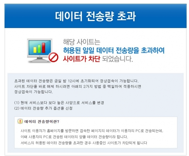 미국 의사고시 준비 커뮤니티인 'USMLE KOREA' 웹사이트가 접속 차단된 화면. 하루가 지난 현재는 해당 웹사이트에 접속이 가능하다. [사진출처='USMLE KOREA']