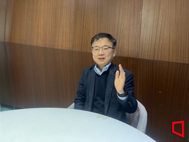 임철진 주택수주1팀장(상무)이 서울 강동구 상일동 삼성물산 본사 사옥에서 아시아경제와 인터뷰를 하고 있다.