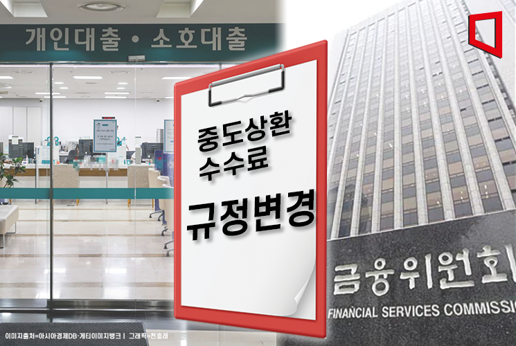 '중도상환수수료' 개선 금융소비자보호 감독규정 규정변경 예고