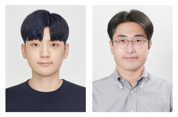 (왼쪽부터)제1저자 김현우 연구원, 강석주 교수.