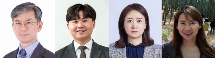미토파지 기전 연구성과를 세계적 학술지 Experimental Molecular Medicine에 게재한 연구진. (왼쪽부터 윤진호 교수, 정대진 박사과정생, 엄지현 연구교수, 김영연 연구교수)