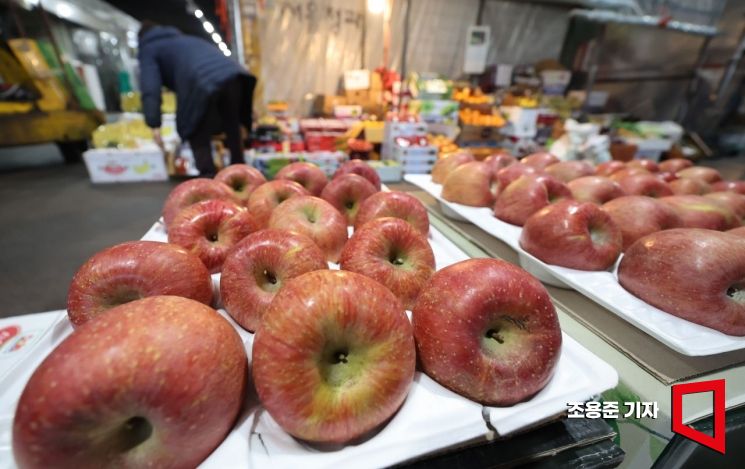 "사과·배 너무 비싸요"…정부, 수입과일 4만t 추가 도입