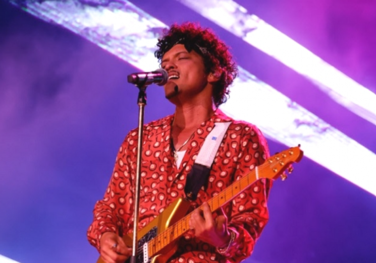 지난해 6월 '현대카드 슈퍼콘서트 27 브루노 마스(Bruno Mars)'에 참석한 브루노 마스. [이미지제공=현대카드]
