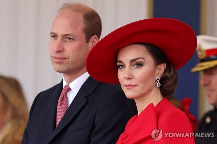 지난해 11월 21일 영국 윌리엄 왕세자와 케이트 왕세자빈의 모습 [사진출처=연합뉴스]