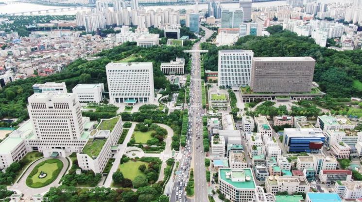 서초구 법조단지 전경.(사진제공=서초구청)