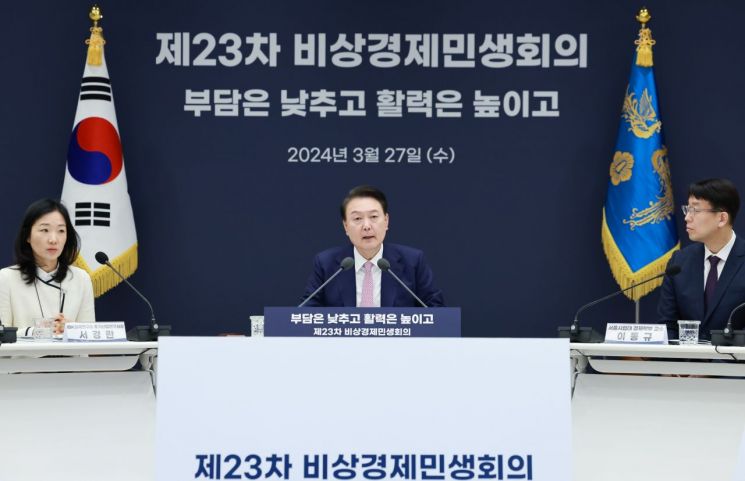 尹 "'그림자 조세' 부담금 18개 폐지…규제 263건 2년 적용 유예"(종합)