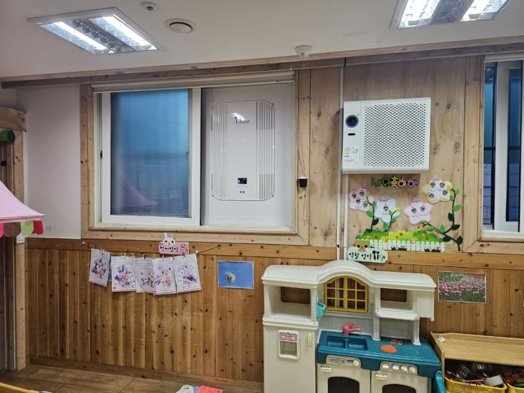 금천구, 어린이집 ·경로당 환기형 공기청정기 214대 설치