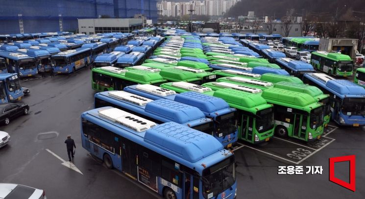 [포토] 12년만에 서울 버스파업