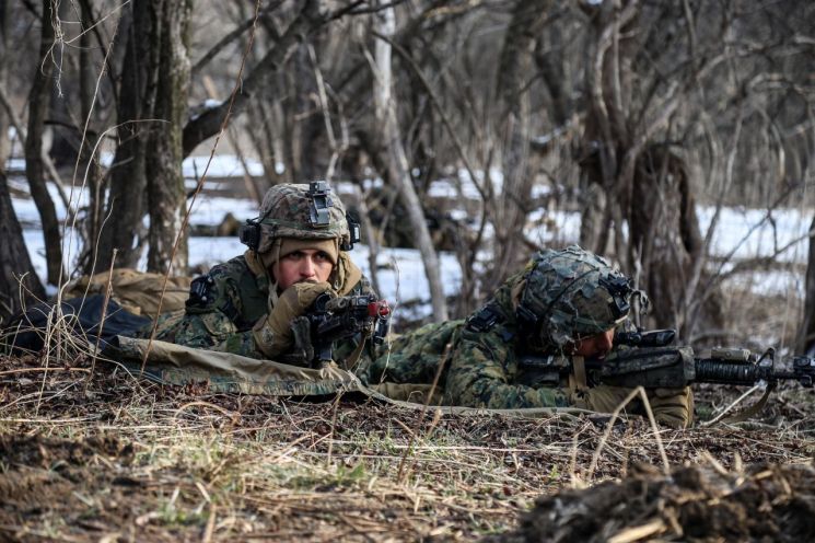 [양낙규의 Defence photo]미해병대 과학화전투 첫 참여