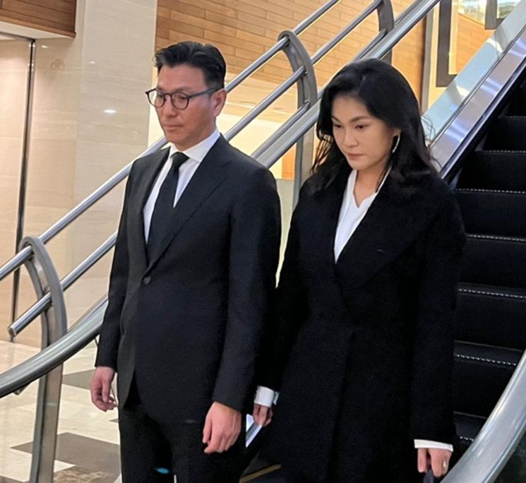 [포토] 조석래 빈소 간 삼성 이서현·김재열 부부
