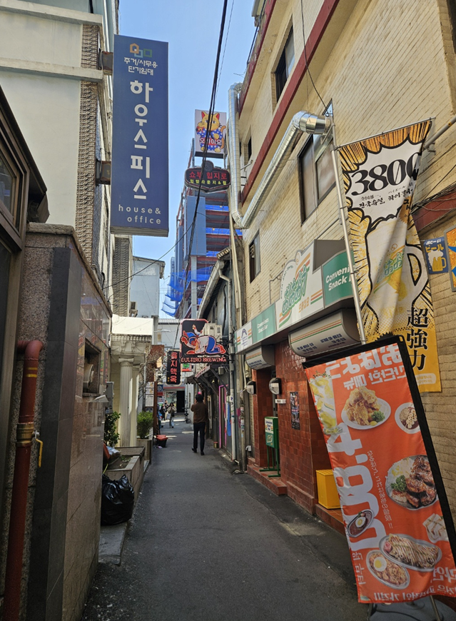 을지로3가역 인근 골목의 모습. 사진=윤슬기 기자 seul97@