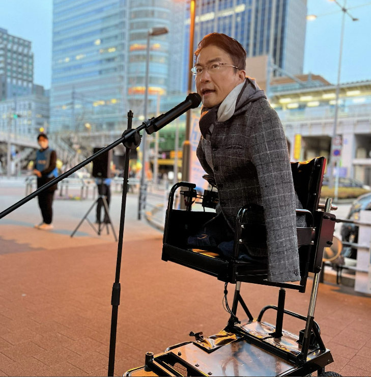중의원 출마하는 '오체불만족' 주인공…곱지 않은 시선 [일본人사이드]