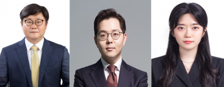 왼쪽부터 차필령 교수, 홍승현 교수, 정희빈 학생 사진[사진 제공=국민대]