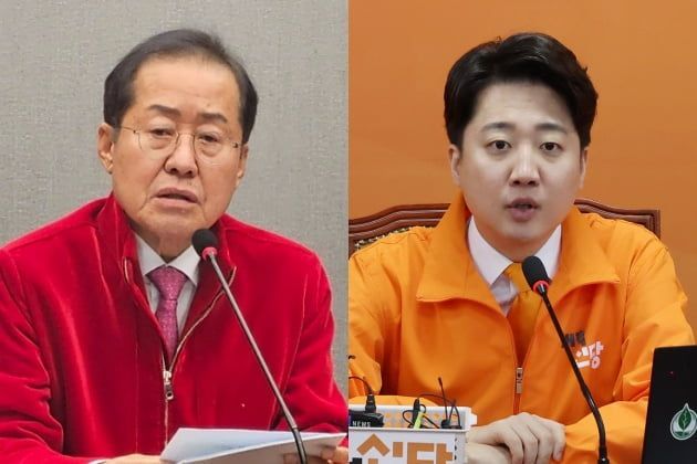 홍준표 대구시장(왼쪽)·이준석 개혁신당 대표. [이미지출처=연합뉴스]