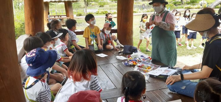 용산가족공원 내 ‘어린이 텃밭교육’ 진행 