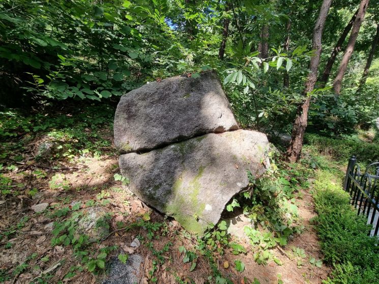 노원구 불암산 채석 흔적