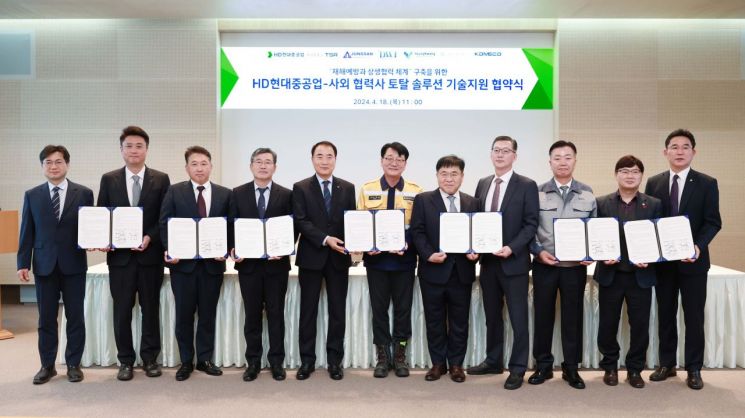 HD현대중공업, 협력사 전방위 지원 나섰다