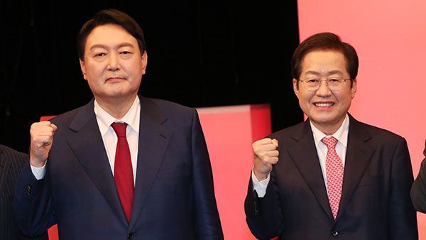 (왼쪽부터) 윤석열 대통령, 홍준표 대구시장. [사진=연합뉴스]