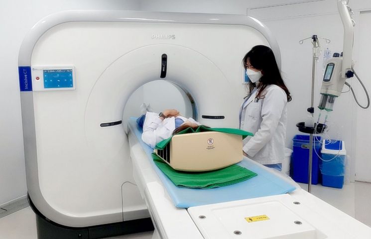 대동병원 종합건강검진센터 CT 검사.