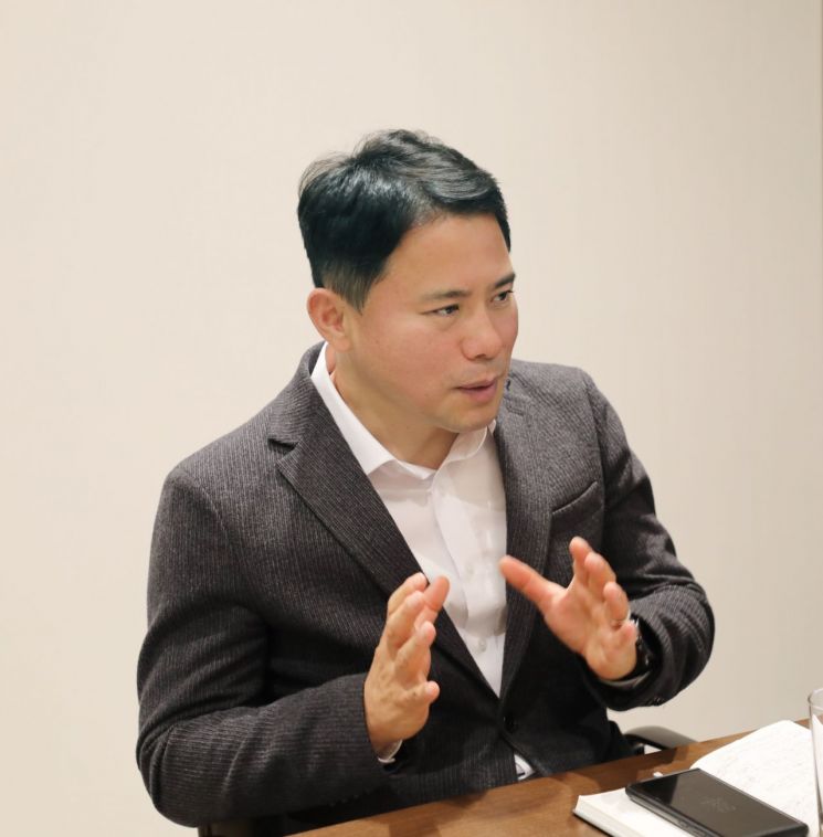 김형기 현대차증권 책임매니저가 22일 강남프리미어PB센터에서 아시아경제와 인터뷰를 하고 있다. [사진제공=현대차증권]