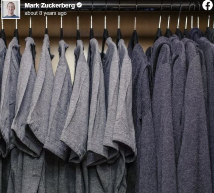 그동안 저커버그 CEO는 회색 티셔츠만 고집하는 '너드' 경영인으로 유명했다. 2016년 저커버그 CEO가 공개한 자신의 옷장 사진 [이미지출처=인스타그램 캡처]