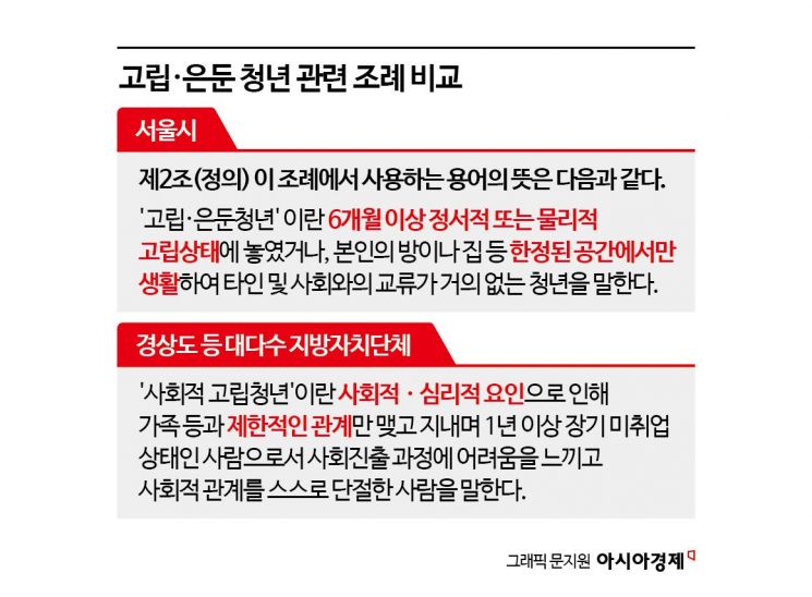 [청년고립24시]컨트롤타워 없고 지자체 조례만 213개 '중구난방'