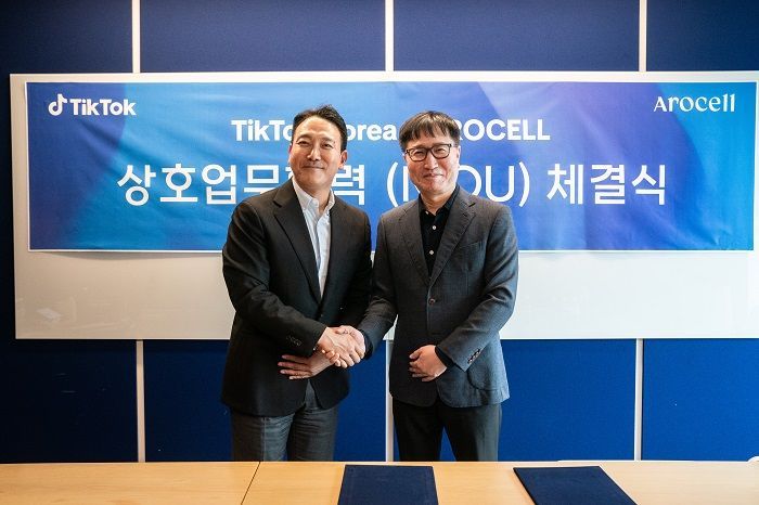아로셀, 틱톡과 글로벌 마케팅 MOU… K-뷰티로 세계 시장 진출 가속화