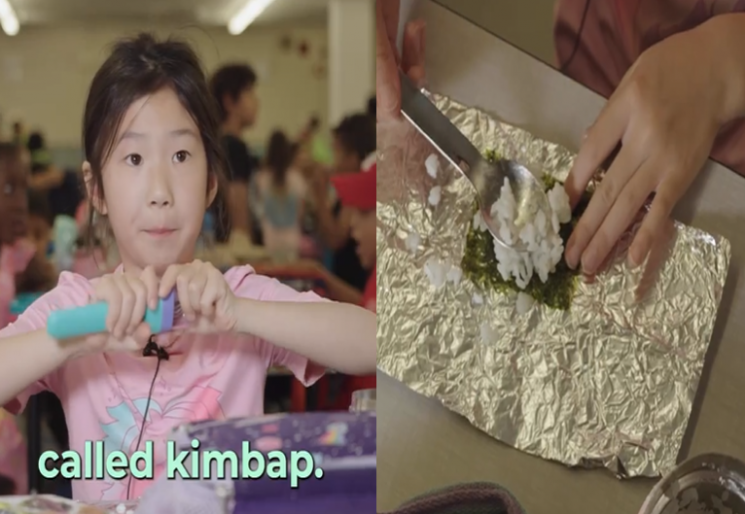 학교서 김밥 싸먹는 한국인 소녀…뉴욕시 영상 뒤늦게 화제된 까닭