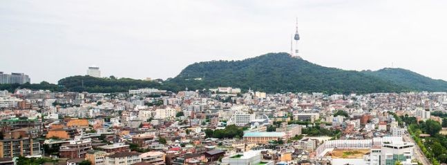 남산 주변부 전경. /