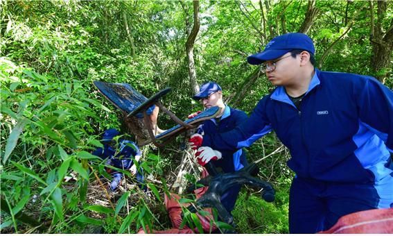 공군 제1전투비행단, 지역주민에게 '깨끗한 마을' 선사