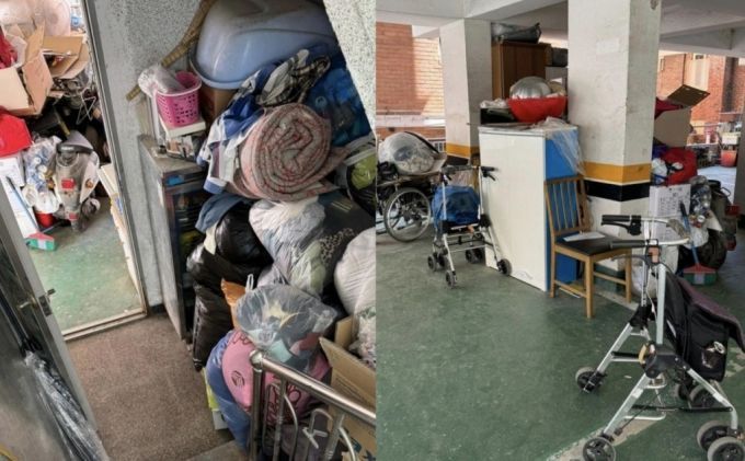 빌라 계단·주차장을 개인창고처럼…무개념 중국인 이웃에 골머리