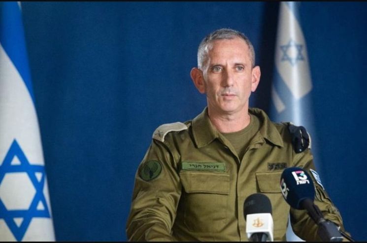 다니엘 하가리 이스라엘 방위군(IDF) 대변인.[이미지출처=IDF 홈페이지]