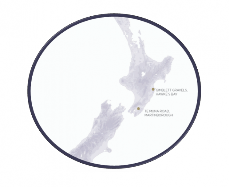 크래기 레인지는 뉴질랜드 북섬 혹스베이 김렛 그래블스와 마틴보로 테 무나 로드 두 곳을 거점으로 와이너리를 운영하고 있다.