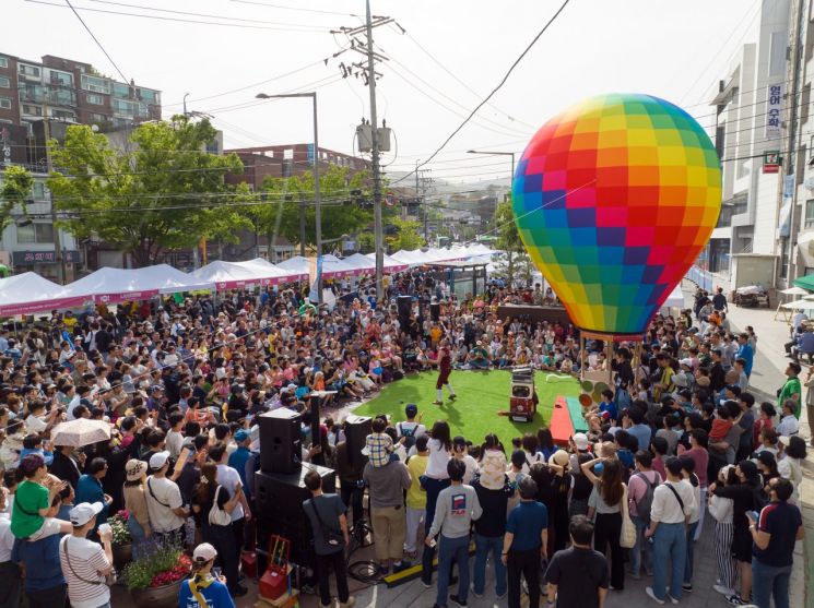 지난해 누리마실 공연 모습.성북구청 제공.