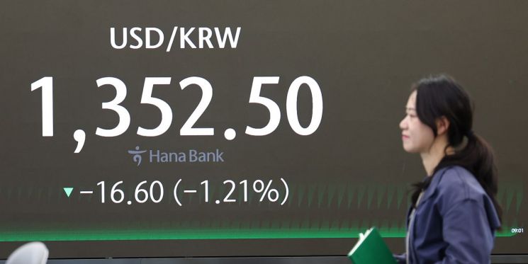 되살아난 美 9월 금리인하 기대…환율 1350원대 개장(상보)
