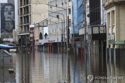 "피라냐가 주택가에" 브라질 '역대급 홍수'에 "생태계 파괴" 
