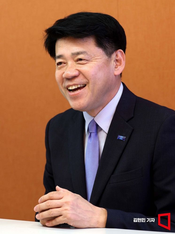김준형  조국혁신당 당선인이 20일 아시아경제와 인터뷰하고 있다. 사진=김현민 기자 kimhyun81@