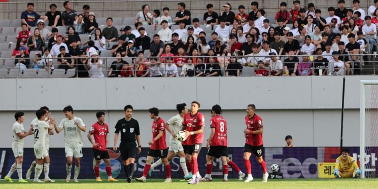 19일 서울월드컵경기장 프로축구 FC서울과 대구FC의 경기.  [사진출처=연합뉴스]