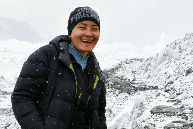 네팔 여성 산악인 푼조 라마의 2018년 모습 [사진출처=연합뉴스]