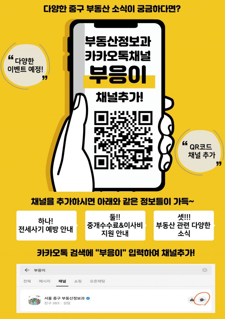 부동산 AI 응답 서비스 ‘부응이’…서울 중구, 7월부터 운영