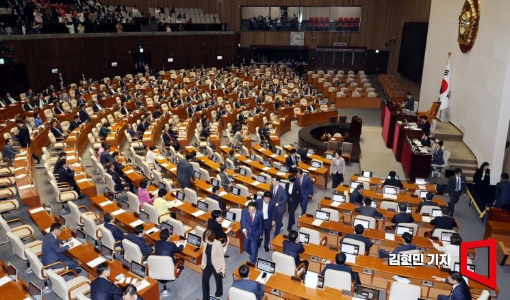 국회가 28일 21대 국회 마지막 본회의를 열고 법안 처리에 나서고 있다.   사진=김현민 기자 kimhyun81@