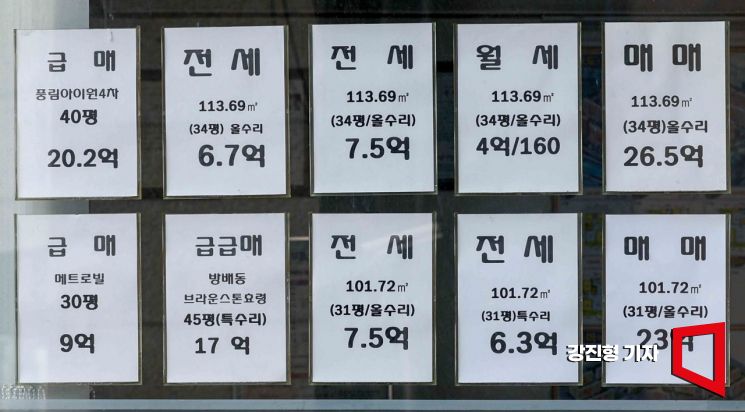 서울·경기·인천 매매가격 3주 연속 동반 상승