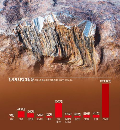 [배터리완전정복](40)'핵심광물' 니켈 절반은 인도네시아産, 그뒤엔 中 자본