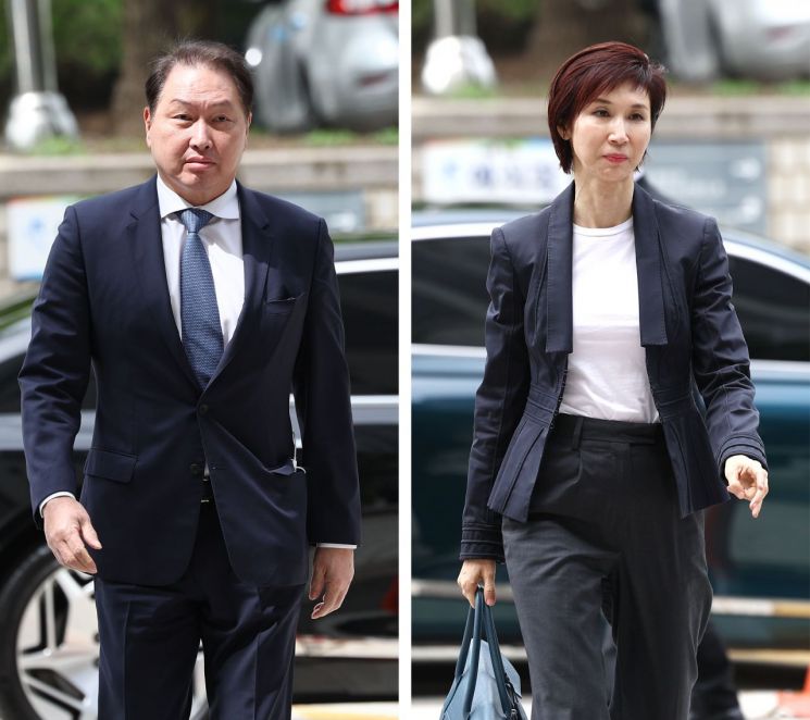 최태원·노소영 이혼 2심 재판부, 판결문 수정…'1.3조 분할'은 유지